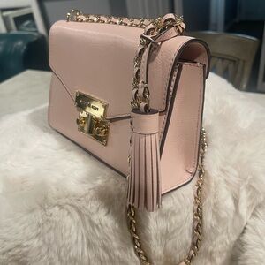 Michael Kors Pink Crossbody Bag with Tassel